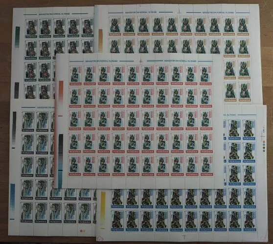 1999 Rumänien; 500 Serien Köster in Oltenia, **/MNH, MiNr. 5377/81, ME 1250,-