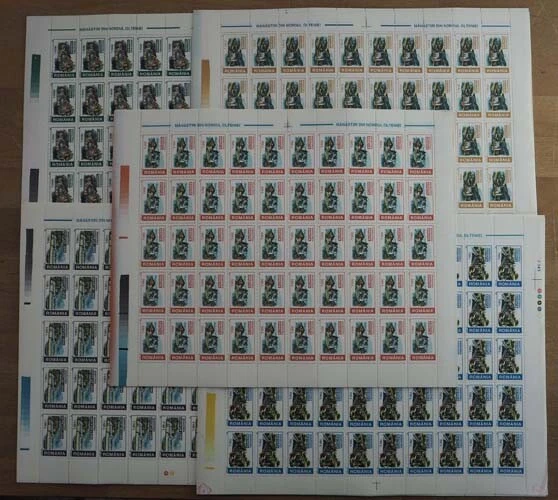 1999 Rumänien; 500 Serien Köster in Oltenia, **/MNH, MiNr. 5377/81, ME 1250,-