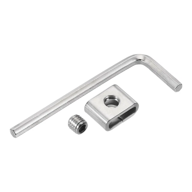 304 Acier Acier Cerclage Joint 22x17x9mm pour 16mm Bande Paquet 25