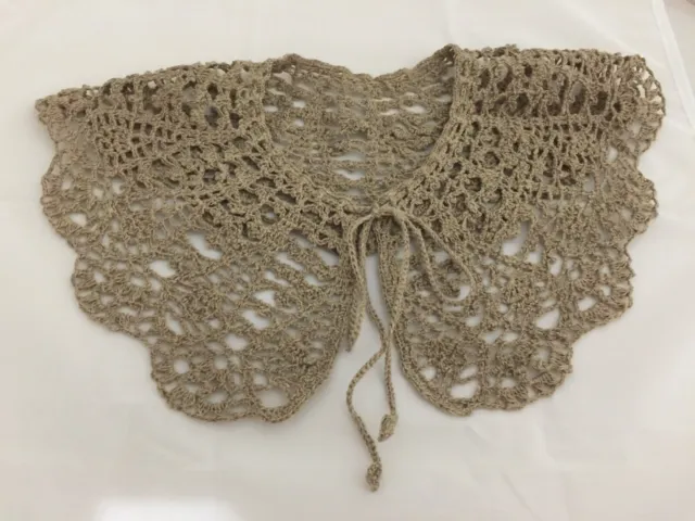 Vintage style Crochet Lace Collar Retro Collar Boho collar Dress decor/handmade