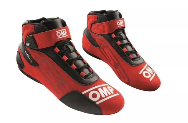 NEW OMP KS-3 Karting Shoes RED WORLDWIDE Rally Race