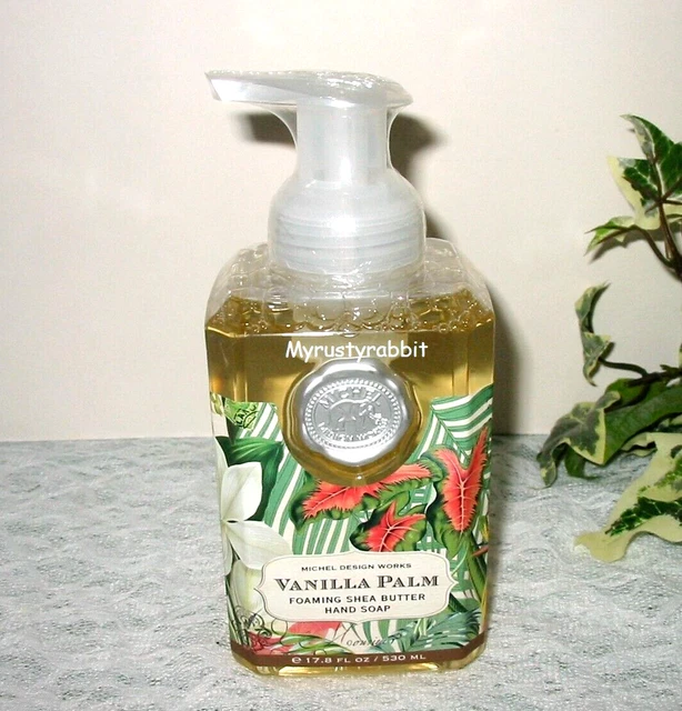 Michel VANILLA PALM Foaming Shea Butter Hand Soap - Vanilla Coconut Pineapple