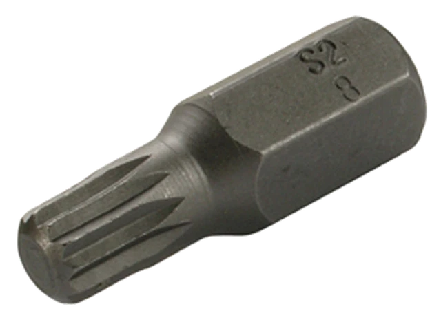 SW-Stahl Schraubendrehbit, 3/8", Innenvielzahn, M8 05322L