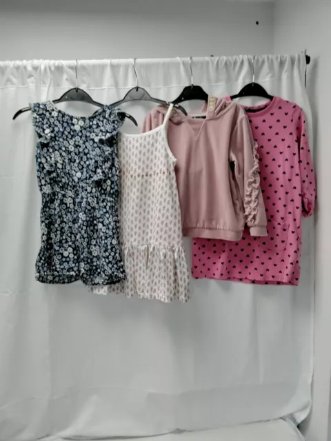 ❤ Girls Clothes Bundle Dresses Hoodie Age 4 To 6 Years Vgc