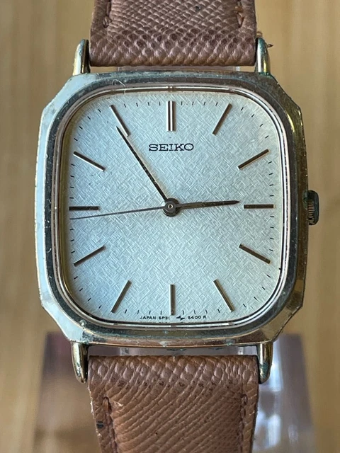 SEIKO Seiko QZ 5P31-5270 Dial Gold Working condition Good Men's model,6763