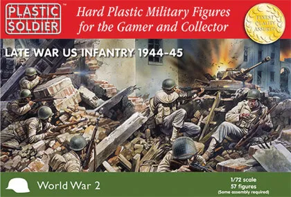 Plastic Soldier Company 62017 Late War US Infantry 1944-45 1:72 Model Kit