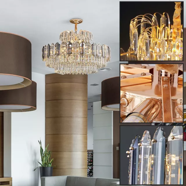 Kristall Deckenleuchte Kronleuchter Deckenlampe Für Wohnzimmer Esszimmer Modern