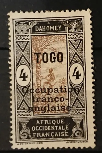 Togo Colonie Française Timbre N° 86 / Neuf Sans Gomme / 1916