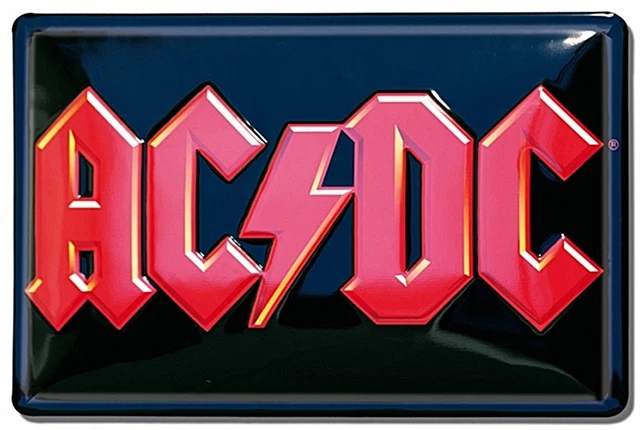 AC / DC Logo en Relief Acier Signe 300mm x 200mm ( Lsh ) EUR 13,40 ...