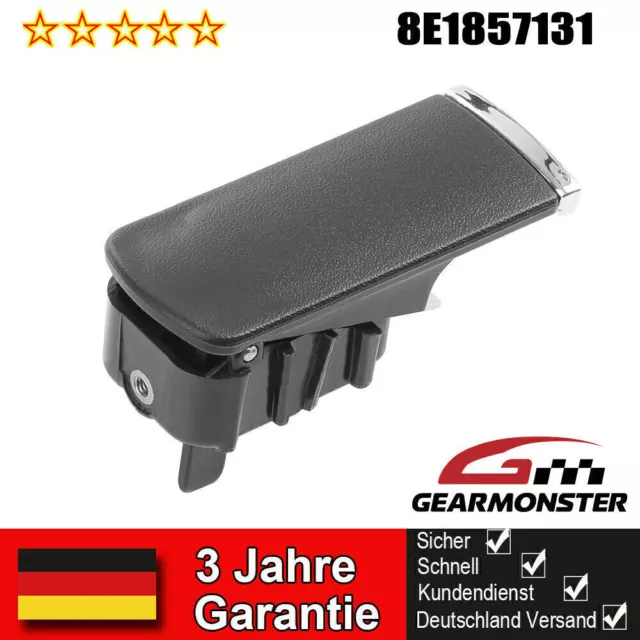 Griff Handschuhfach Versteck Ohne Öffnung Für Audi A4 8E B6 B7 00-08 Schwarz