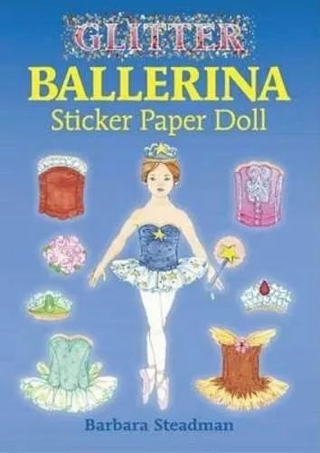 Glitter Ballerina Sticker Paper Doll (Dover Little Activity Books Paper Dolls) b