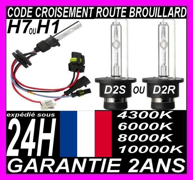 Ampoule D2S Bi-Xénon 35W 6000K Pour Kit HID Phare | Remplacement Origine - Plusieurs Températures De Couleur Dispo