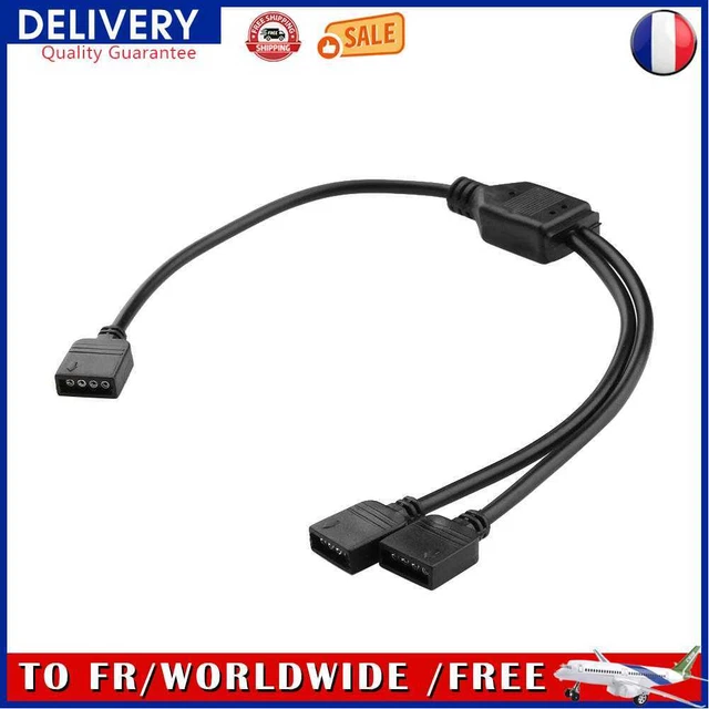 Câble connecteur femelle à femelle 3528/5050 RGB LED Strip Light (1 à 2)