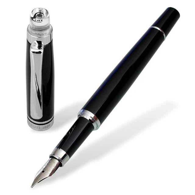 Cerruti 1881 Füllfederhalter 426 der Füller in SCHWARZ mit ETUI NEU Patrone inkl