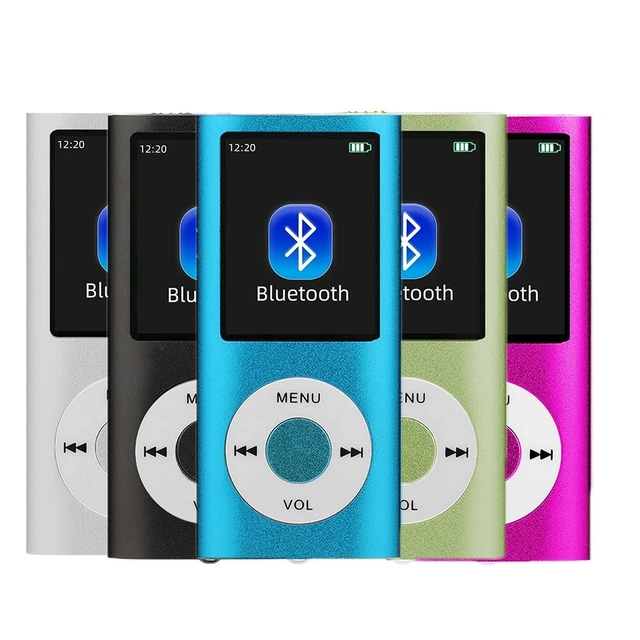 MP3 Musique Lecteur Mini sans Perte Son Doux Bluetooth Couleur Écran Compact De