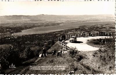 Carte postale ancienne HAUTE-SAVOIE LE SALEVE Monnetier Genève le Jura et le lac 