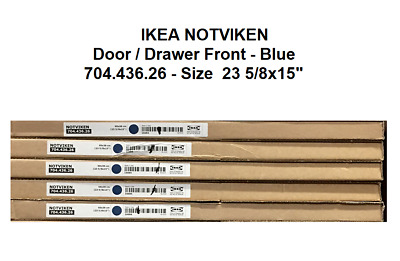 Ikea notviken Puerta/Cajón Frontal Azul 704.436.26 Nuevo en Caja 23 5/8 x15"
