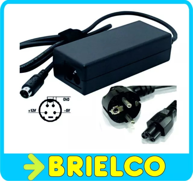 Alimentador Cargador Conector Mini Din 4 Pin 0.5Mm Para Disco Duro Hdd Bd4613