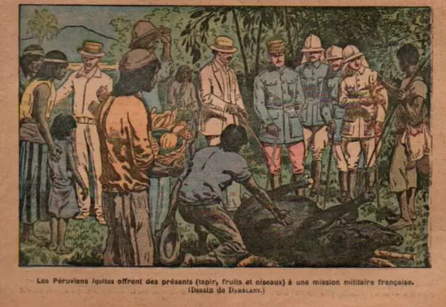 Pérou Peru / Expédition Chez Les Sauvages Iquitos / Illustration 1925