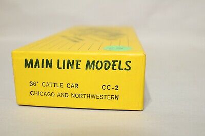 Main Line Models CC-2 Chicago and Northwestern C&NW Cattle Car HO Kit (B-62-1)