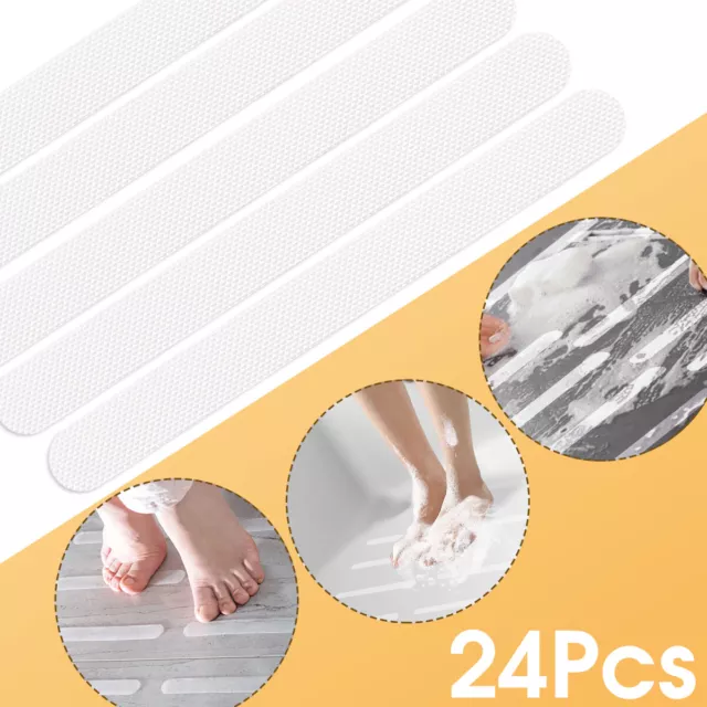 Tappetino da bagno antiscivolo adesivi antiscivolo doccia strisce cuscinetto pavimento nastro di sicurezza Regno Unito