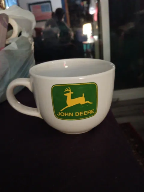 Soup Mug John Deere (Tractor) by GIBSON DESIGNS Individual Mug 4" X 5 1/8"