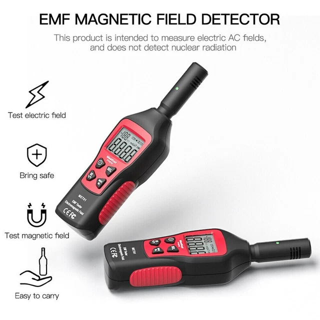 Rilevatore di radiazioni elettromagnetiche multicampo Advanced GQ EMF-380V2, misuratore EMF ELF 3in1 e analizzatore di spettro RF, rilevatore di segnale per contatori intelligenti per torri cellulari