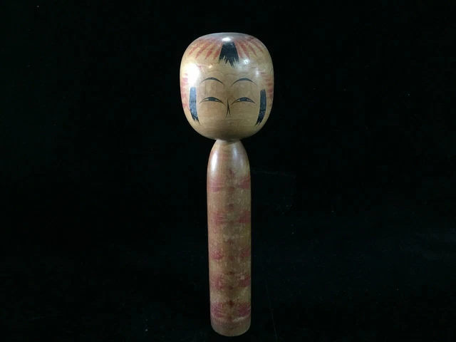 Poupée Ancienne Japonaise En Bois Kagura Dancer, Nara Ittoubori Signée, Hauteur 26cm