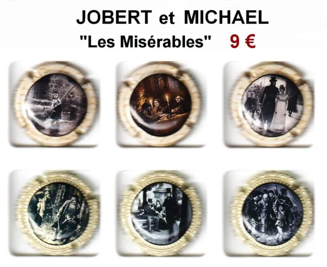 Capsules de champagne Stéphanie et Michael JOBERT (Les Misérables)