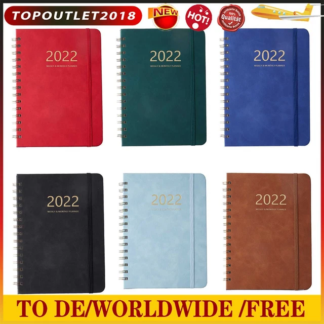 Monthly Planner Twin-Wire Binding Jan. 2022 - Dec. 2022 Appointment Book