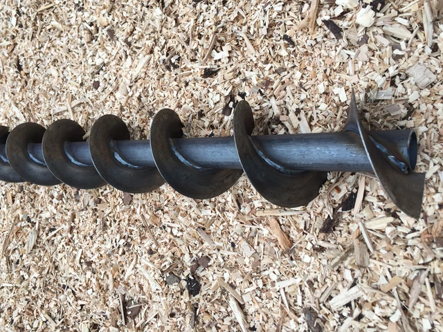 Pellet Förderschnecke mit Saugübergabe / Saugschnecke