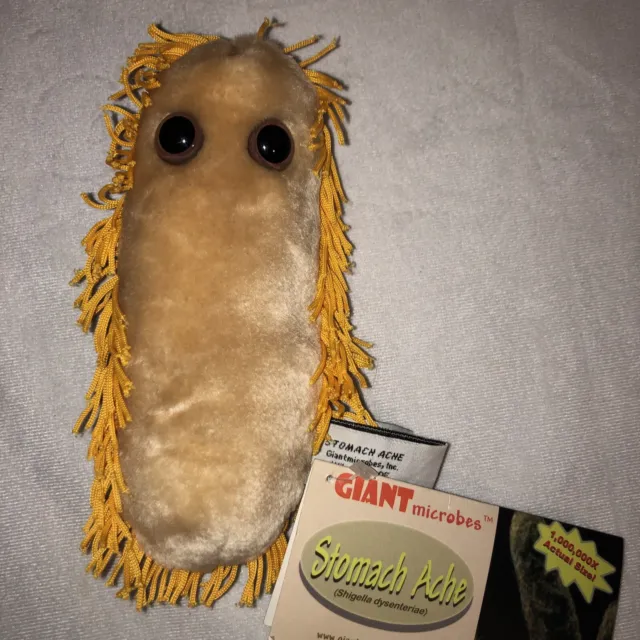 BRAND NEW GIANT MICROBES STOMACH ACHE WITH TAGS 1,000,000 X ACTUAL SIZE Plush