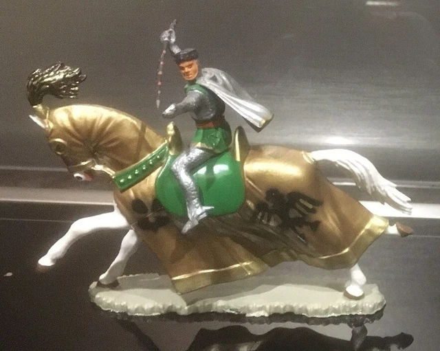 LOT SOLDATS Anciens Starlux Moyen Âge Chevaliers figurines 1/32 Vintage EUR 15,90 - FR