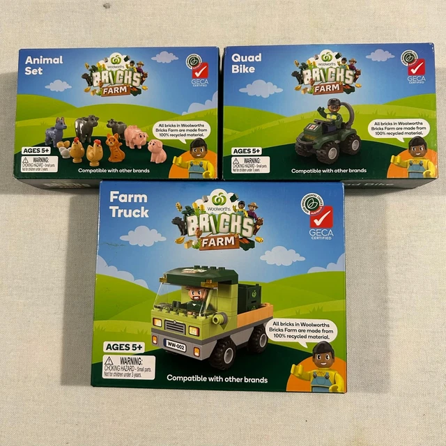 Woolworths Bricks Farm Promotion 2023: Get A Free Pack With Every $30