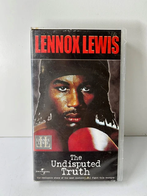 2 X RARE BOXING VHS LENNOX LEWIS THE UNDISPUTED TRUTH MUHAMMAD ALI 