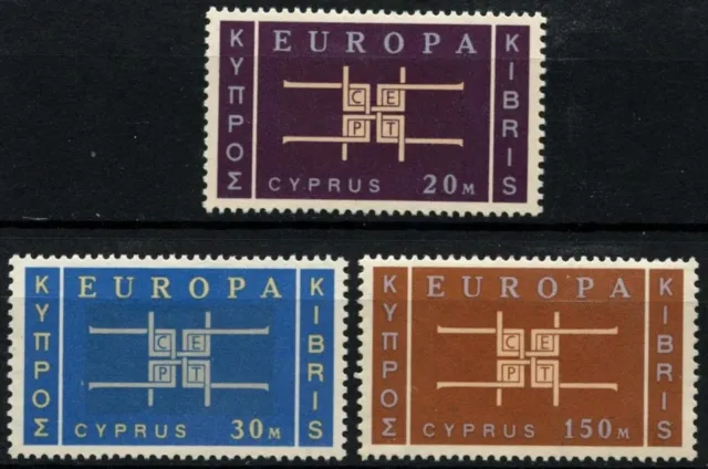 Cyprus 1963 SG#234-6 Europa MNH Set #D65336