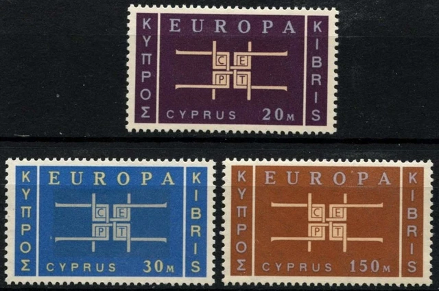 Cyprus 1963 SG#234-6 Europa MNH Set #D65336