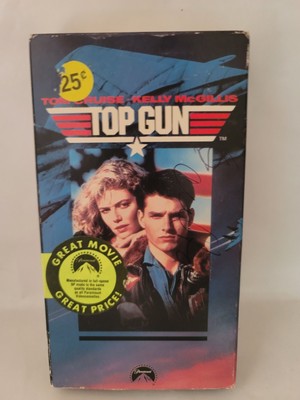 TOP GUN (VHS 1987) Tom Cruise, Kelly McGillis, Val Kilmer, A Edwards £4