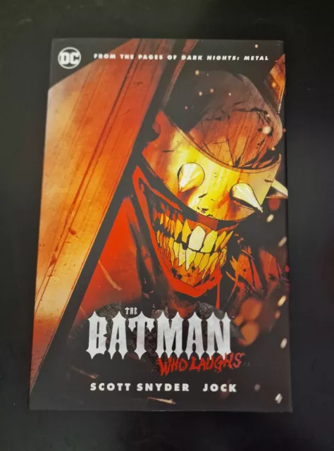 Dc The Batman Who Laughs Hardback Book Comic Like New