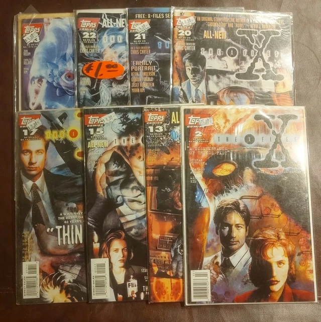 X-Files Comic Book Lot Topps x8 Comics #2, 13, 15, 17, 20, 21, 22, 23