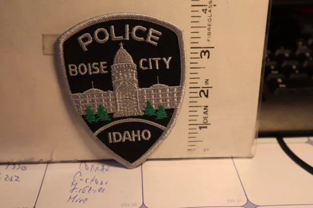 police patch   BOISE CITY POLICE IDAHO