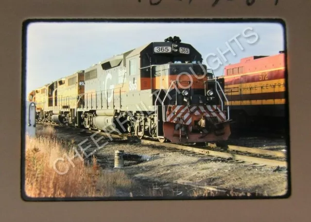 Original '84 Kodachrome Slide BM Boston Maine 365 GP39-2 Rigby, ME      29Y4