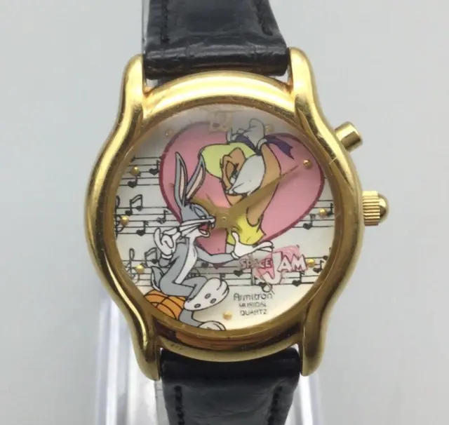Vintage Armitron Bugs Bunny Watch Unisex Space James Musical 1996 New Battery