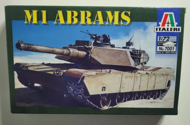 Italeri 7001 Kit M1 Abrams in 1:72 *IMBALLO ORIGINALE*