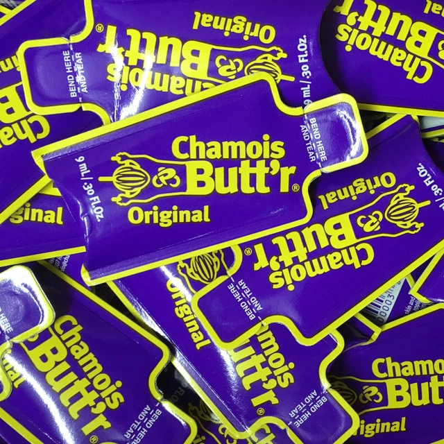 10x Paceline Chamois Butt'r Original Cycling Chamois Cream Lubrifiant 9ml Sachet