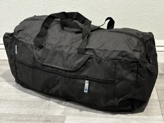 New Samsonite Cylinder Duffle Bag Black Carry On 49954-1041