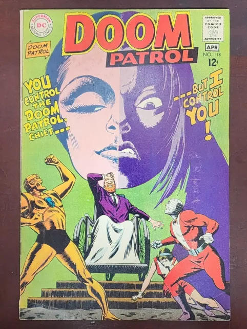 Doom Patrol #118 DC Comics 1968 FN