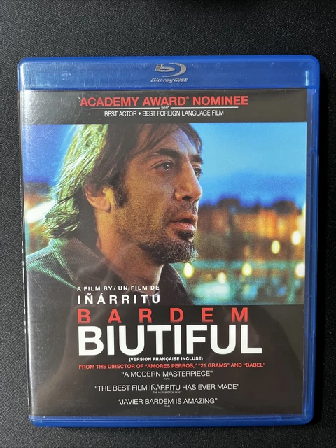 BIUTIFUL - BEST foreign Language Award (Blu-ray, 2011) Good $14.49 ...