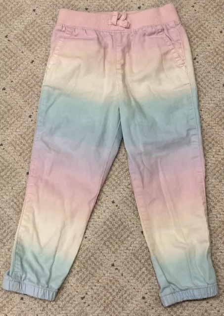 The Childrens Place Pastel Rainbow Lightweight Skater Pants 3T Toddler Girl