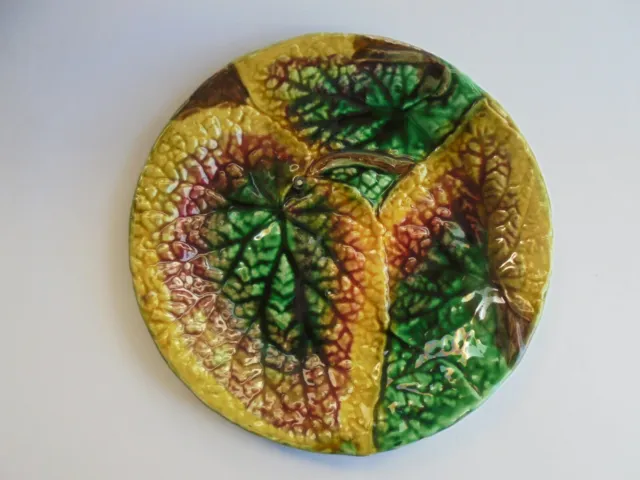 Cornwells Brunswick Begonia Leaf Plate Australian Pottery